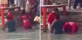 Hindistan'da iyileşmesi için Ganj Nehri'ne sokulan kanser hastası çocuk boğularak öldü