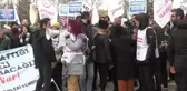 Özel Sektörde Çalışan Öğretmenler TBMM Önünde Taban Maaş Haklarını İstiyor