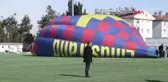 Burdur'da Sıcak Hava Balonu Gösterisi