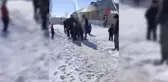 Çaldıran'da 31 yaşındaki kadın hasta için helikopter havalandı
