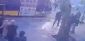 Sultanahmet'te tramvay yayaya çarptı: O anlar kamerada
