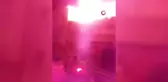 Pendik'te 3 Katlı Binanın Çatısı Alev Alev Yandı