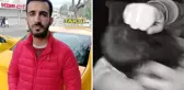 Taksi şoförü aracına binen kadını kovalayan şahsın yumruklu saldırısına uğradı