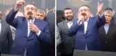 Konya'da Cihanbeyli Belediye Başkanı Mehmet Kale, vatandaşlara hitap ederken ağzını bozdu