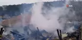 Afyonkarahisar'da 29 hayvanın telef olduğu yangında felaketin boyutu gün ağardığından ortaya çıktı