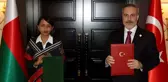 Cumhurbaşkanı Erdoğan, Madagaskar Cumhurbaşkanı Rajoelina ile bir araya geldi
