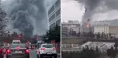 İTÜ'de yangın paniği! Dumanlar gökyüzünü kapladı