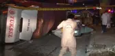Bakırköy'de feci kaza: Tır otomobilin üzerine devrildi, 4 kişi hayatını kaybetti