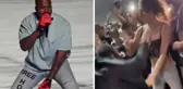 Kanye West'in konserinde ortalık karıştı! Trans birey önüne geçen herkesi yumrukladı