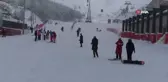 Palandöken'de kayak coşkusu sürüyor