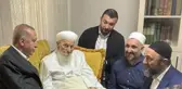 Cumhurbaşkanı Erdoğan ve Murat Kurum, İsmailağa Cemaati lideri Hasan Kılıç'ı ziyaret etti