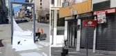 Van'da gece boyunca süren mazbata protestoları sonrası sokakların son hali! Esnaf kepenkleri açmadı