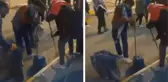 Van'da YSK kararı sonrası kutlamalara katılan DEM Partililer, sokakları süpürmeye başladı