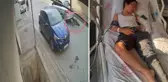 Otomobilin altında kalan çocuk kazanın şokuyla kalkıp yürümeye başladı
