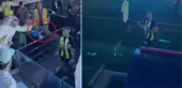 Süper Kupa finalinde skandal! Taraftar Al Ittihad'ın futbolcusu Abdürrezzak Hamdallah'ı kırbaçladı