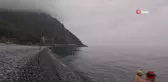 Adrenalin Meraklıları Artvin'de Buz Tutmuş Göle Girdi