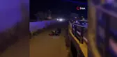 Burdur'da virajı alamayan motosikletli dereye uçarak yaralandı