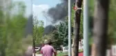 Ankara'da seyir halindeki araç alevlere teslim oldu
