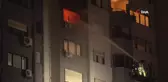 Bakırköy'de 15 katlı binada korkutan yangın