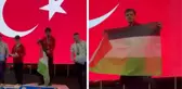 Avrupa Wushu Kung Fu Federasyonu, kürsüde Filistin bayrağı açan Necmettin Erbakan Akyüz'e soruşturma açtı