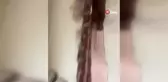 Eve yıldırım isabet etti, kimsenin olmayışı faciayı önledi