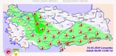 MGM'den hava durumu uyarısı: Yağışlı ve gök gürültülü hava bekleniyor