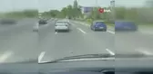Beykoz'da makas atan sürücü kamerada