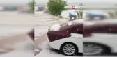 Erdemli'de dolu yağışı etkili oldu