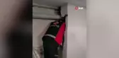 Havalandırmada mahsur kalan anne kedi ve yavrularını itfaiye ekipleri kurtardı