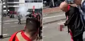 Eğlencenin dozunu fazla kaçıran taraftar parmaklarından oldu