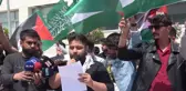 Şırnak Üniversitesi öğrencileri ABD'deki protestolara destek verdi