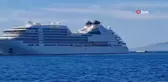 Bodrum'a 556 yolcusuyla gelen Seabourn Encore