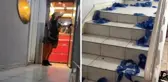 Psikolojik sorunları olan kadın, yaşadığı apartmanı savaş alanına çevirdi