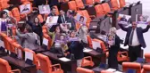 Kobani Davası kararlarına DEM Parti'den Meclis'te tepki! Sıralara vurdular