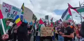 Bükreş'te Filistinliler Nakba'yı protesto etti