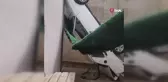 Park ederken el frenini çekmeyi unuttu... Otomobil 5 metre yükseklikten beton zemine düştü