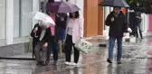 Edirne'de yağmur etkili oldu