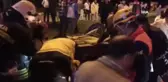Takla atan otomobilde sıkışan 2 kişi kurtarıldı