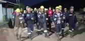Çorum'da maden işçileri ücretsiz izine karşı eylemde