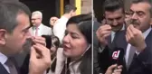 Bakan Tekin'in öfkelendiği anlar! Mikrofonu uzaklaştırıp muhabire sitem etti
