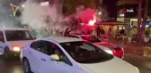 Fenerbahçeli çift Galatasaray'ın şampiyonluk kutlamalarına katıldı
