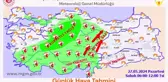 Bugün İç Anadolu ve Karadeniz'de Kuvvetli Yağış Bekleniyor