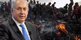 Netanyahu'dan masum bebeklerin diri diri yandığı katliama skandal yorum: Trajik hata