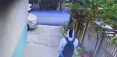 5 dakika içerisinde hem çevreyi kontrol etti hem de motosikleti çaldı