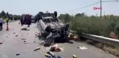 Ahmetli'de Minibüsle Çarpışan Araç Sürücüsü Hayatını Kaybetti