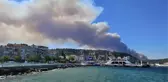 Çanakkale'de orman yangını! Boğaz'da gemi trafiği tek yönlü askıya alındı
