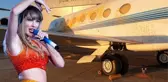 Havalimanına giren iklim aktivistleri, şarkıcı Taylor Swift'in uçağını boyadı