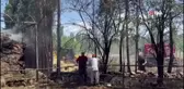 Bucak'ta Tarlada Başlayan Yangın Ahır ve Saman Balyalarına Sıçradı