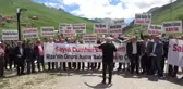 Anzer Balı Üreticileri Sahte Bal Satışlarını Protesto Etti