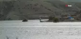 Kars'ta köy sular altında, minare dışarıda kaldı